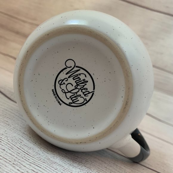 Coffee Mug with Dog Bone and MAKING FETCH HAPPEN Saying Grey and White Two Sided - Picture 9 of 9